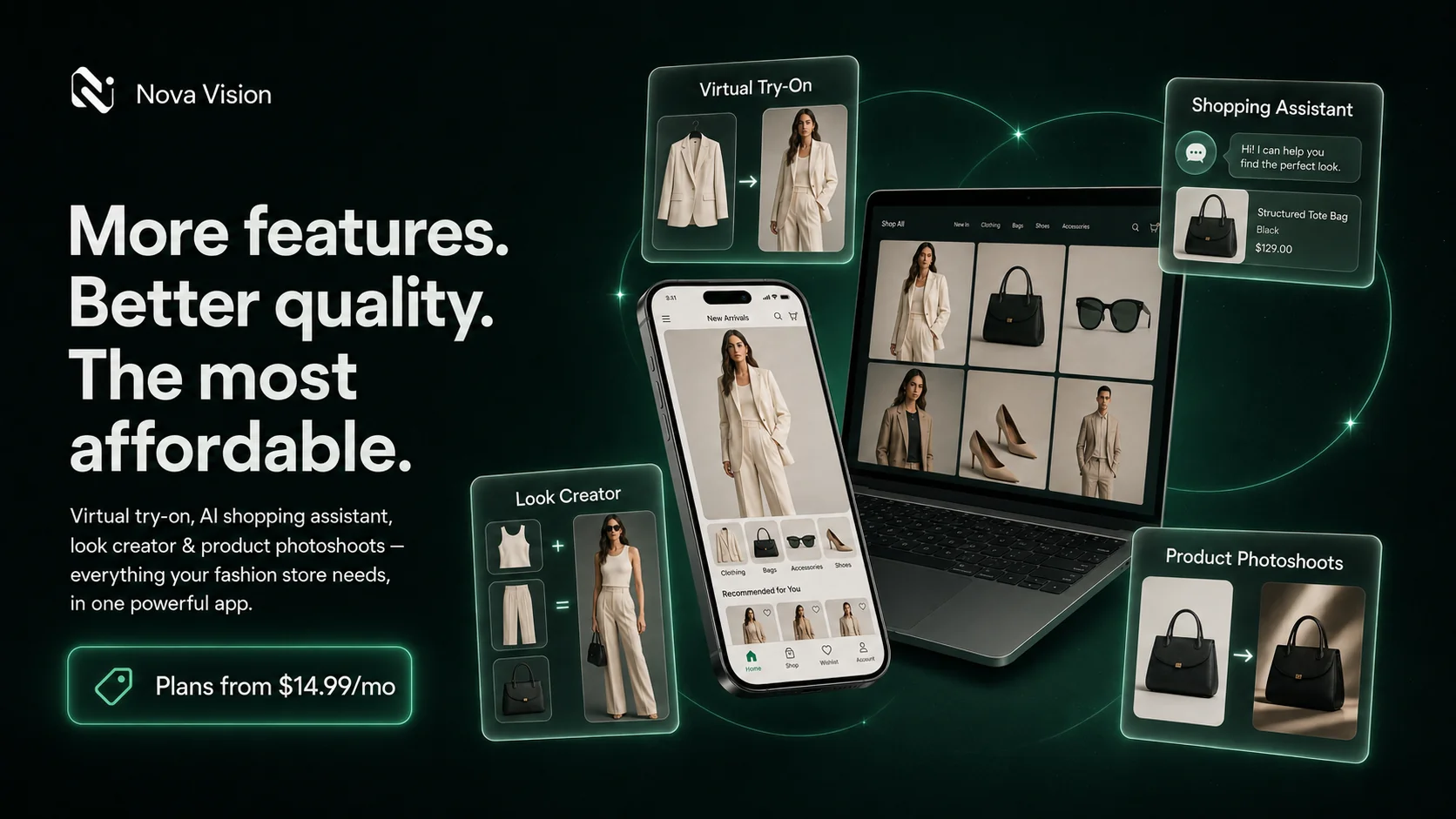 Nova Vision — more features, better quality, the most affordable